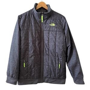The North Face Boys Yukon Heatseeker Insulated Reversible Jacket Gray XL